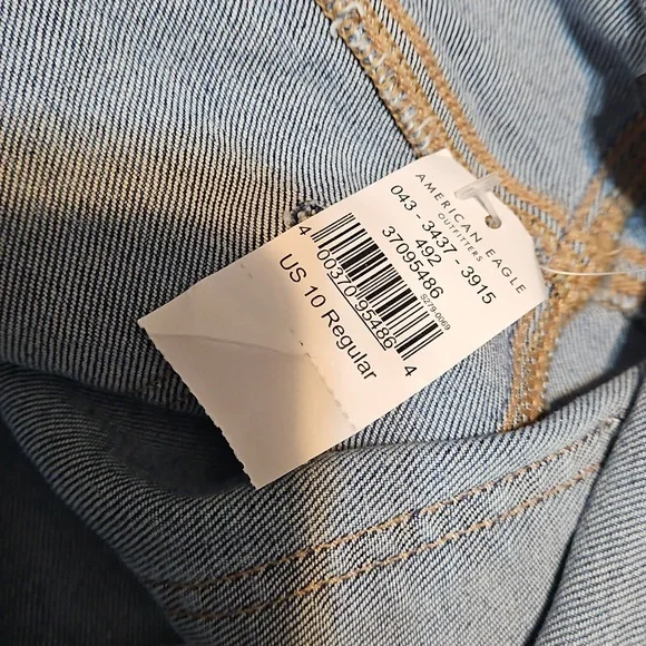 NWT American Eagle 90's Straight High Waisted Jeans - Picture 13 of 14